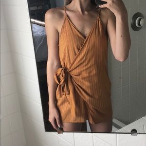 Burnt yellow sun dress